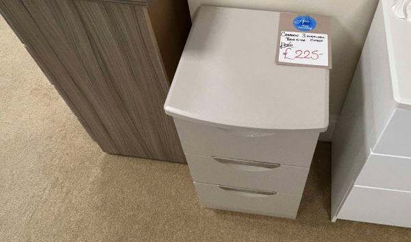 3 Drawer Bedside Chest